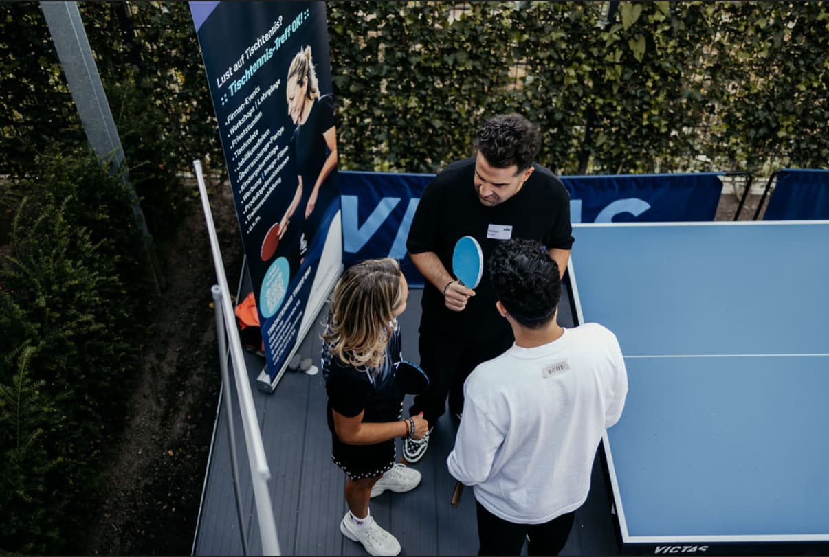 Eventimpression mit Tischtennis beim I do Essen